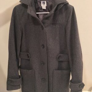 🎉FLASH SALE🎉 GAP Charcoal Wool Pea Coat